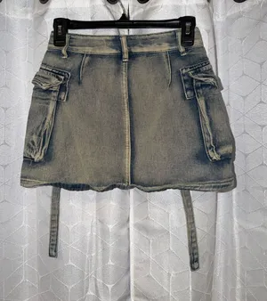 SheIn Denim Mini Skirt thumbnail 1