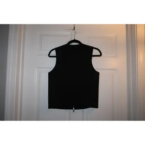 Abercrombie & Fitch‎ Zip Up Tailored Vest Black Small Minimalist Work Office thumbnail 5