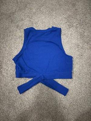 C’isa Front Wrap Summer Crop Top thumbnail 2