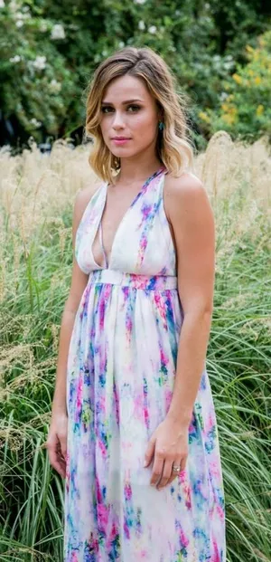 NWT American Threads Pastel Maxi Dress, Small‎ thumbnail 1