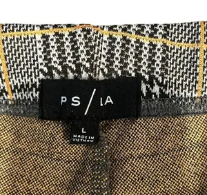 PacSun LA Retro Houndstooth Window Pane Elastic Waist Pull On Pants L thumbnail 6