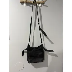 Lucky Brand Jeun Hobo Bag Black Knot‎ Adjustable Strap Crossbody W thumbnail 4