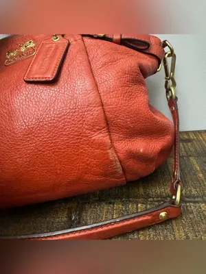 Coach Madison Sophia Bag Burnt Orange Purse Handbag thumbnail 4