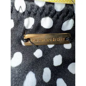 Victoria's Secret Black Polka Dot Padded Bikini Swimsuit thumbnail 4