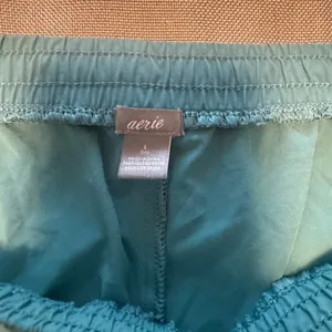 Aerie Teal Shorts with White Accents thumbnail 2