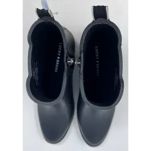 Lucky Brand Women's‎ LK Basel Black H2O Rubber Rain Bootie Size 9M thumbnail 7