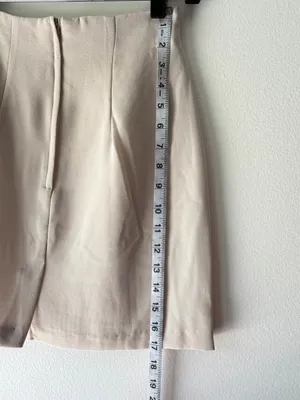 Rampage Deadstock Vintage Cream Mini Skirt thumbnail 8