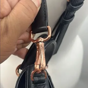 Ted Baker Elegant Black Bow Leather Handbag thumbnail 10