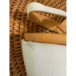 Kork-Ease White Leather Platform Wedge Sandals Strappy Ankle Strap K51501 8M thumbnail 9