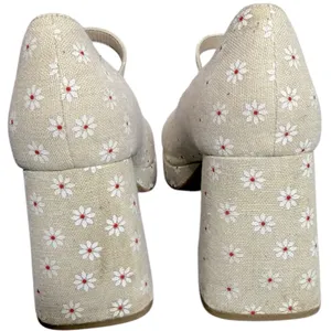Madden Girl Women's Mantel Mary Jane Flower Print Platform Heels Size 9 Feminine thumbnail 11
