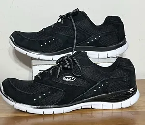 Dr Scholl's Women's Frida Tech Running Shoes Black‎ & White Size 9.5 thumbnail 1