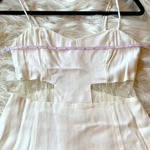 By the Lace-Sides White Lace Dress by Lush Size Small thumbnail 3