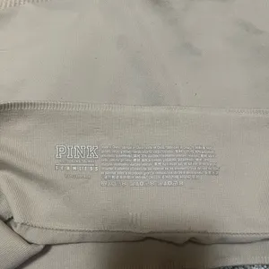 PINK Victoria's Secret High-Waisted Cream Shorts thumbnail 3