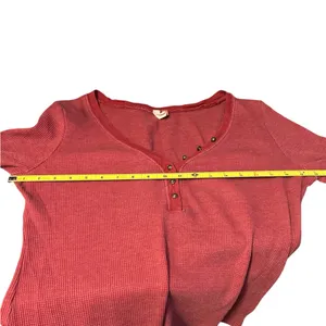Anthropologie Pilcro v neck waffle henley sz L thumbnail 8