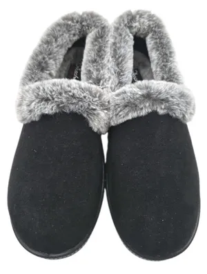 Skechers Womens Cozy Campfire Team Toasty plush gray faux Suede Fur Sz 8 black thumbnail 8