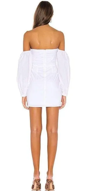 Superdown Flynn Ruched Sleeve Dress thumbnail 3