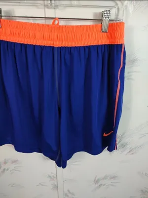 Nike Dri-Fit Training Shorts M Blue Orange thumbnail 3