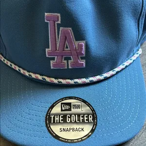New Era Blue and Purple Snapback Hat thumbnail 2