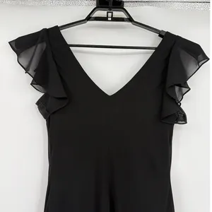 Y2K SL Fashions Hanky Hem Beaded Dress 14 Goth Prom Formal Embroider Whimsigoth thumbnail 8