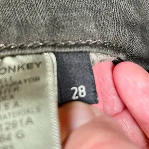 Vervet New Flying Monkey Army Green Distressed Jeans 28 thumbnail 10