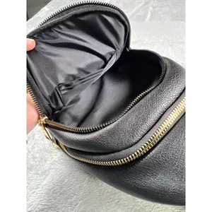 Black Monogram G Mini Backpack Sling Bag Hidden Zipper Compact Travel Pack Chic thumbnail 5
