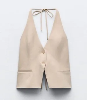 Zara halter top thumbnail 1