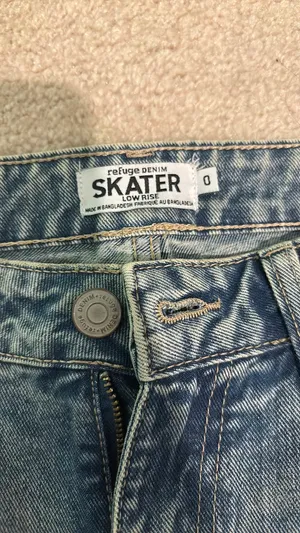 Low rise medium wash jeans Blue Size 0 thumbnail 3