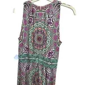 NWT London Times size 8 boho festival maxi dress. Floral paisley thumbnail 3