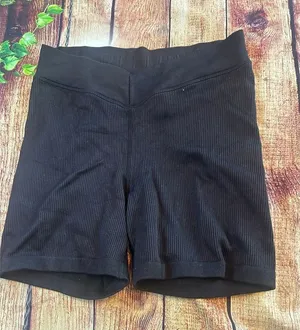 Aerie Offline Black Bike Shorts Size M thumbnail 1