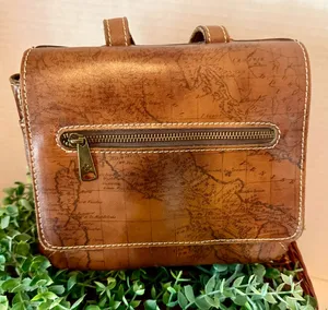 Patricia Nash Convertible, Backpack / Top Handle Bag, Map Print thumbnail 1