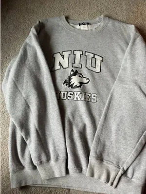 NIU Crewneck Gray Size XL thumbnail 1