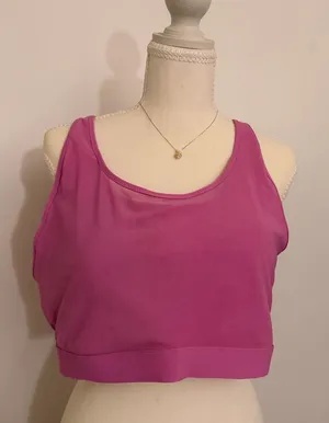 Fabletics Bold Pink Sport Bra thumbnail 1