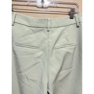 Avec Les Filles Green Cropped Wide‎ Leg Career Dress Pants Womens Size 4 thumbnail 6