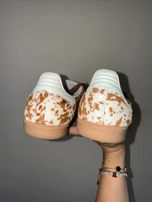 Adidas Samba LT W Cow Print Pony Hair Sneakers NWT 5.5 thumbnail 3
