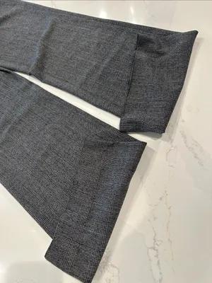 WHBM Vintage Legacy Modern Boot Plaid Dress Pant Slacks size 6R thumbnail 4