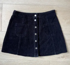 Brandy Melville Corduroy Button Up Skirt thumbnail 1