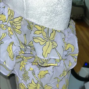 Lulu's Yellow Floral Backless Maxi Dress thumbnail 6