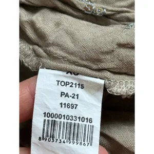 Y2K Vintage MAX tank crop top asymmetrical handkerchief-style hem sequin size XS thumbnail 7
