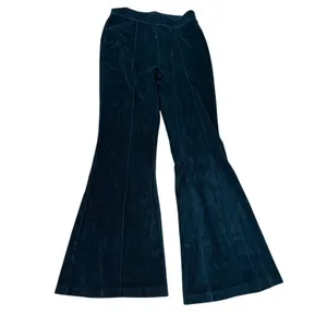 Aerie Black Corduroy Flare Pants High Waisted Bell Bottoms Sz‎ S thumbnail 3