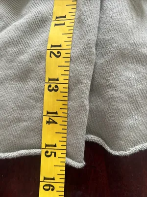 aerie Sage Green Elastic-Waist sweatshirt style skirt size L thumbnail 5