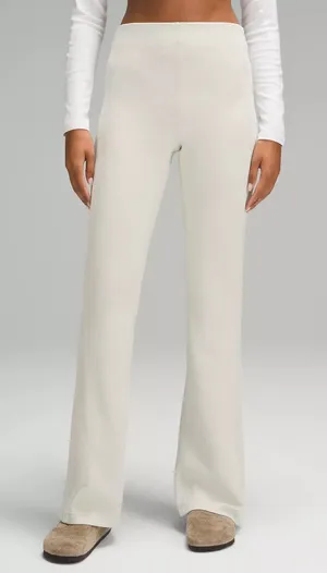 Lululemon Brushed Softstreme Ribbed Zip Flared Pant 32.5"  thumbnail 1