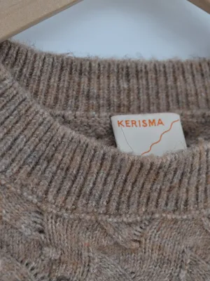 Kerisma Textured Knit Sweater Taupe S / M thumbnail 4