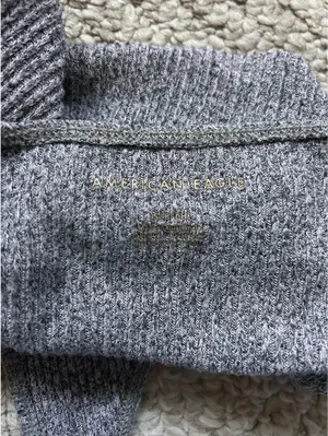 American Eagle Grey Halter Top thumbnail 3