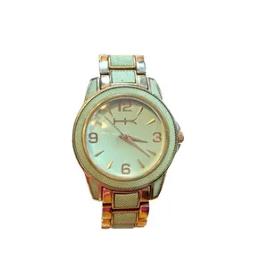 Geneva Gold-Tone Classic Ladies Watch With Crystal Accents & Adjustable Bracelet thumbnail 10