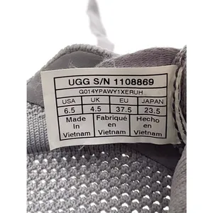UGG Zilo Knit Sneaker Soft Amethyst US 6.5 M Ladies Lace Up Grey thumbnail 5