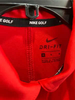 Nike Golf Women’s Red Sleeveless Dri-FIT Polo Top thumbnail 4