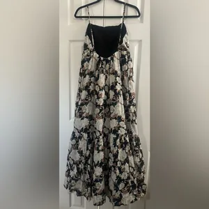 Abercrombie & Fitch Maxi dress size medium Low Back Babydoll floral thumbnail 3