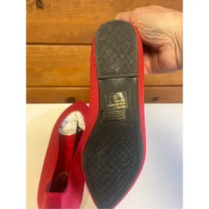 Atalina Woven Ballot Red Flats Shoes Sz 6 NIB thumbnail 4