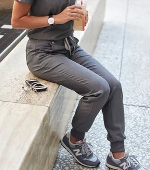Figs Zamora jogger scrub pants graphite grey XXS thumbnail 1
