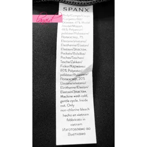 Spanx AirEssentials Bermuda Short Very Black High-Rise Waist Tie-Waist Belted XS thumbnail 10